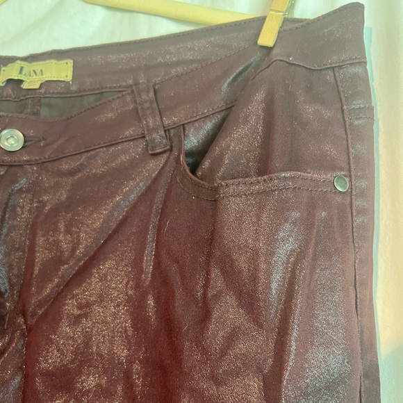 Simply Be Lana Burgundy Jeans Size 18 - Picture 5 of 11